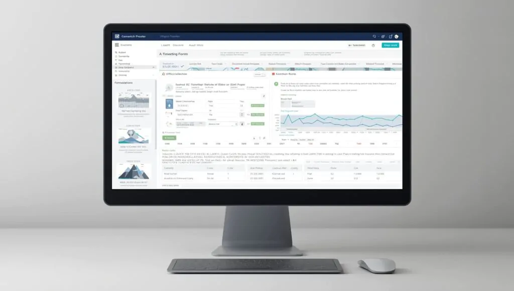 digital transfer documentation interface showing deal sheet timeline and submission process on computer screen