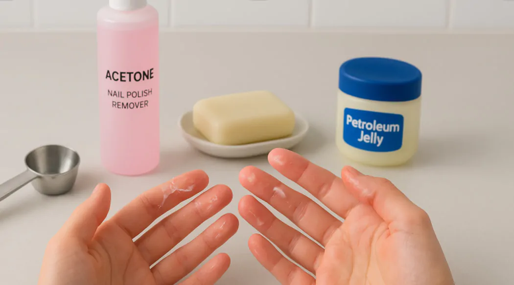 How to Get Super Glue Off Skin Safely With Simple Household Methods