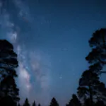 milky way visible over galloway forest park dark sky scotland stargazing