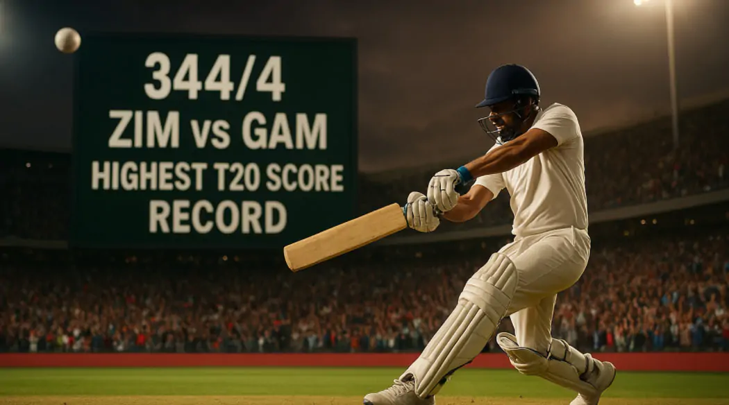 What is the Highest T20 Score In History